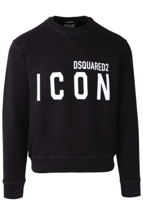 Sudadera negra con maxilogo negro icon