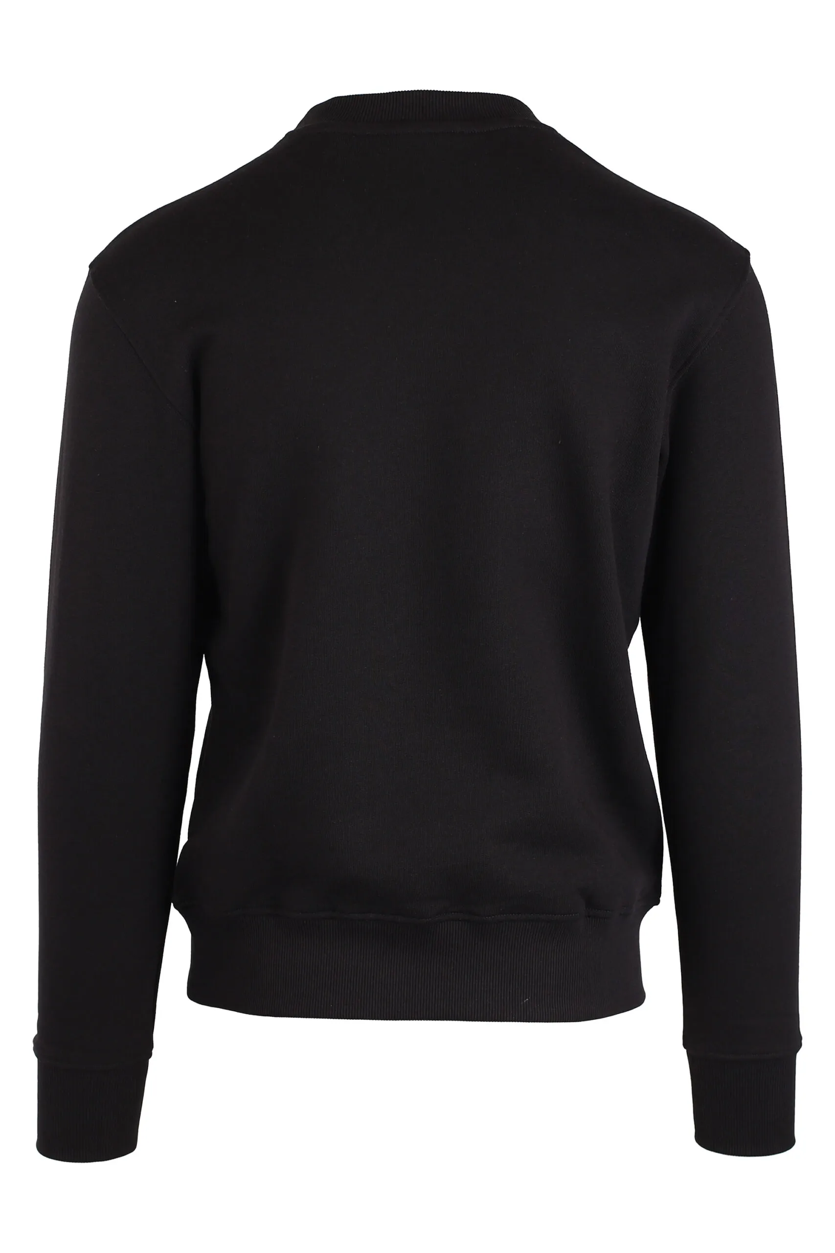 Sudadera negra con maxilogo plateado