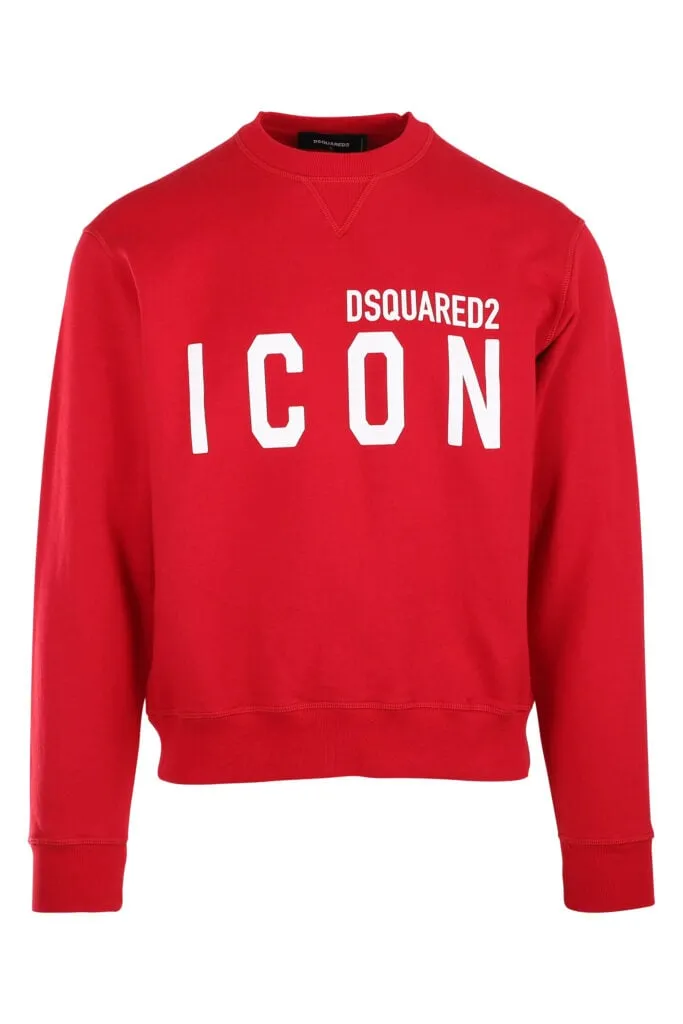 Sudadera roja oscura con logo 