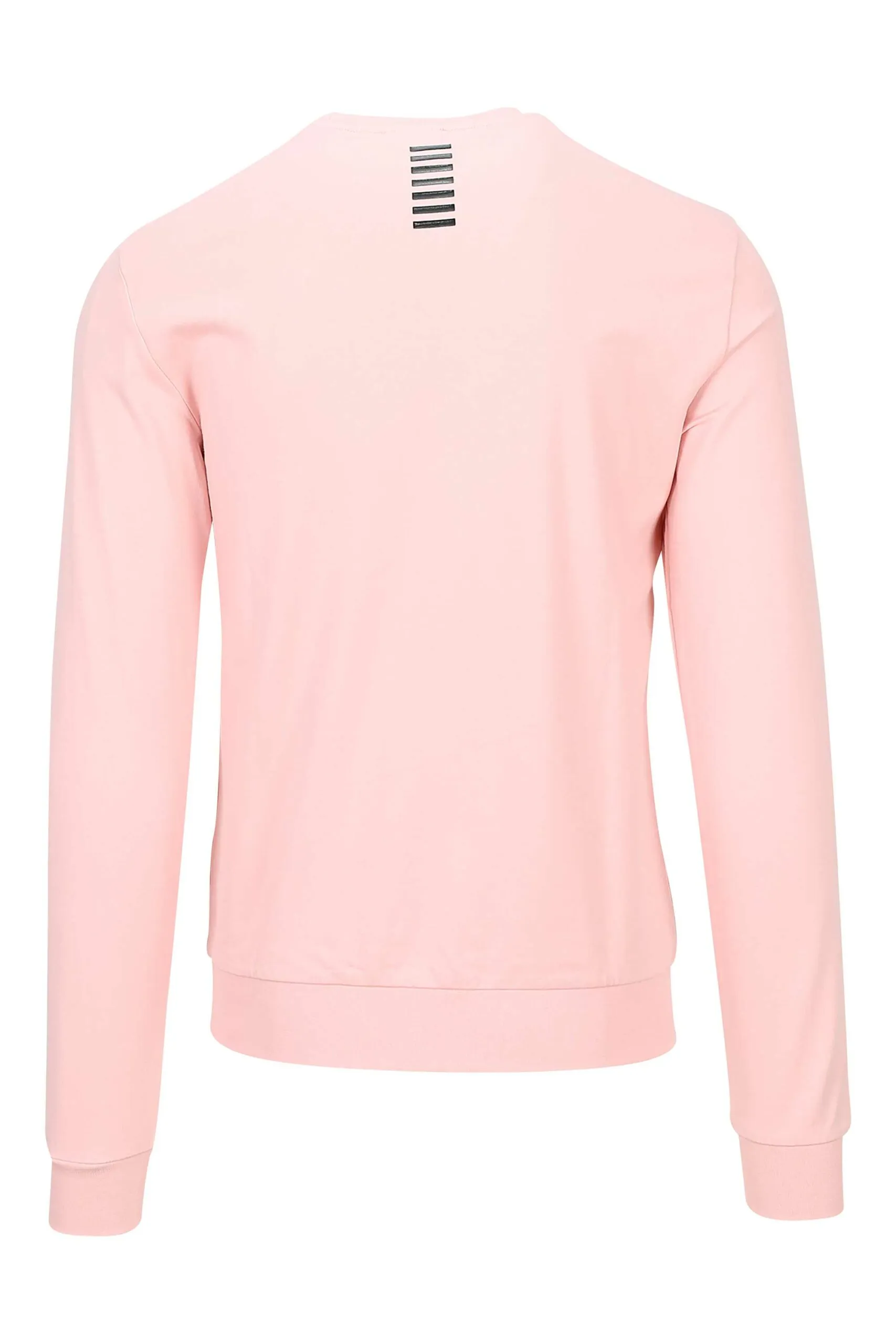 Sudadera rosa con minilogo degradé 