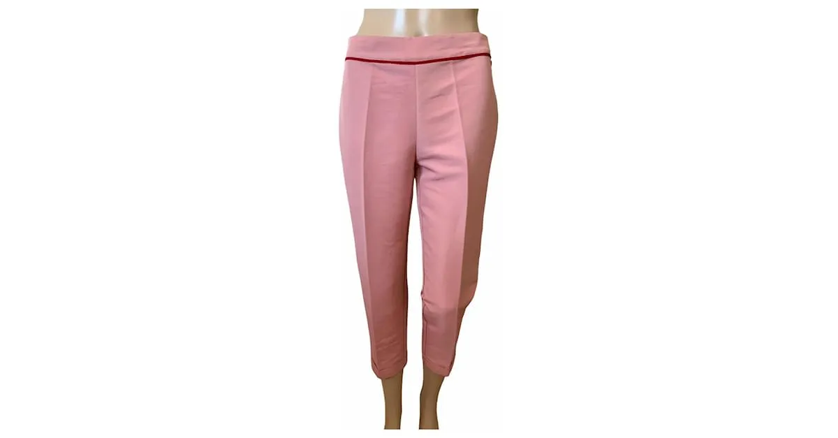 Twin Set Pantalones, polainas Rosa 