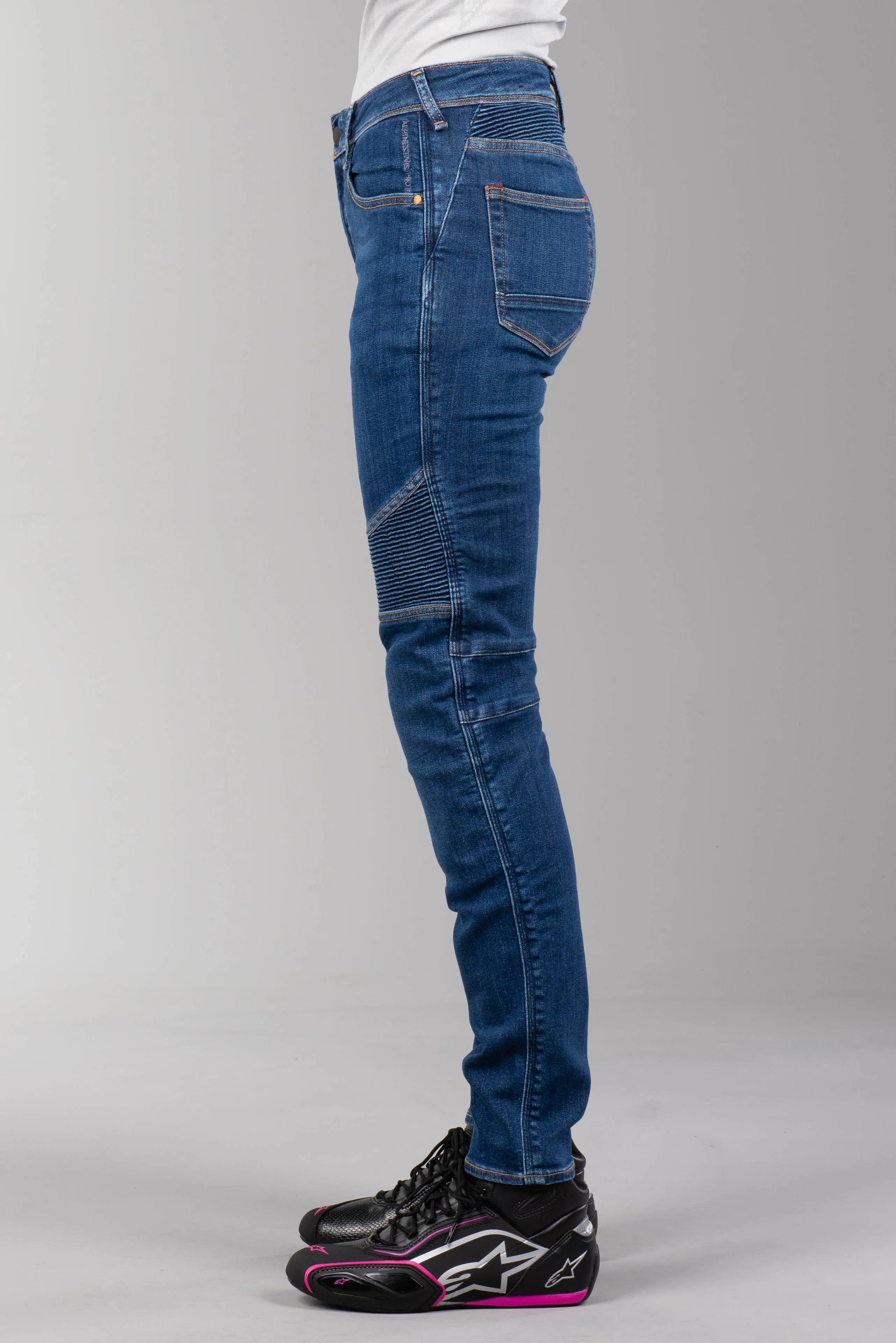 Vaqueros de Moto Alpinestars Stella Callie Denim Mujer Azules