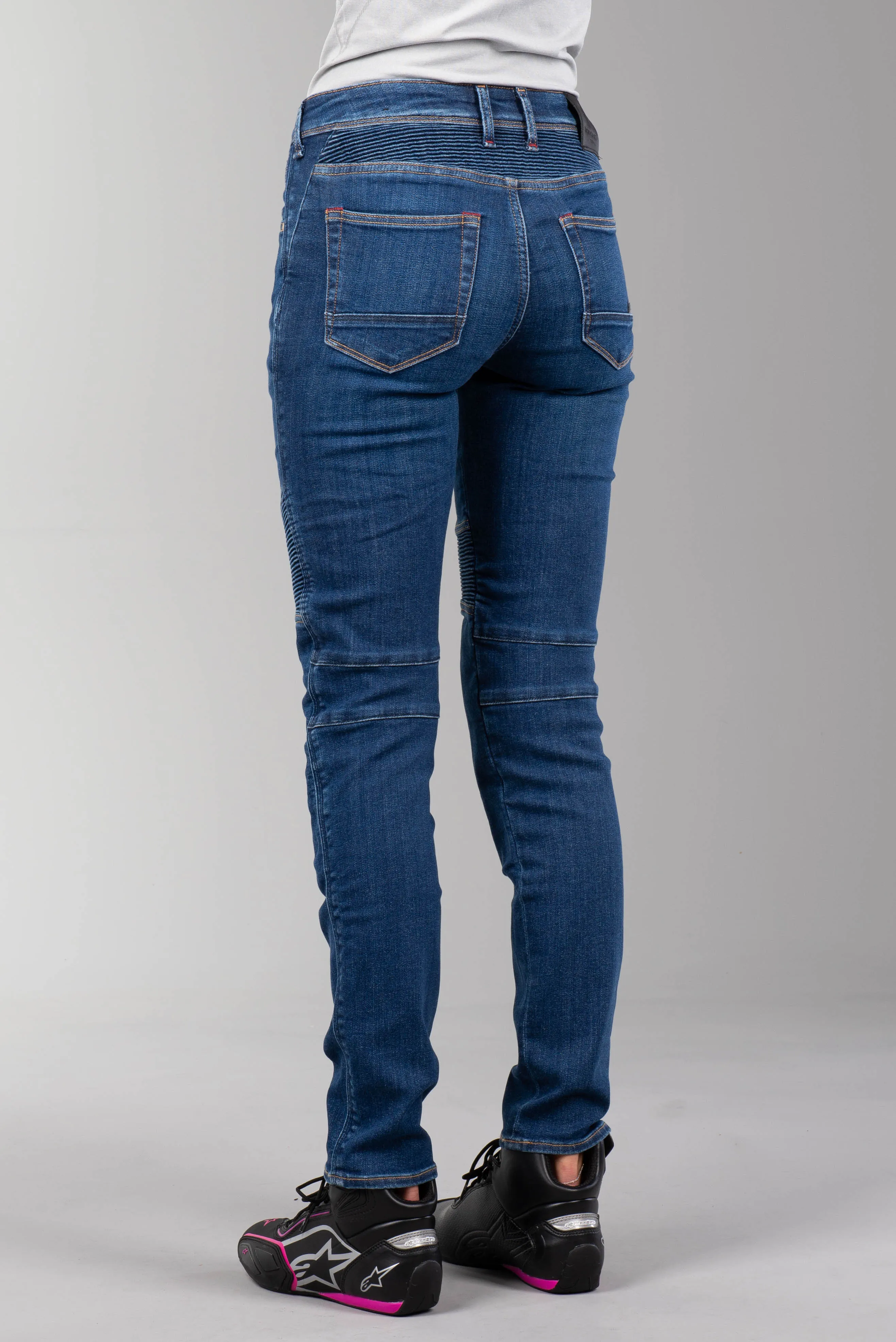 Vaqueros de Moto Alpinestars Stella Callie Denim Mujer Azules