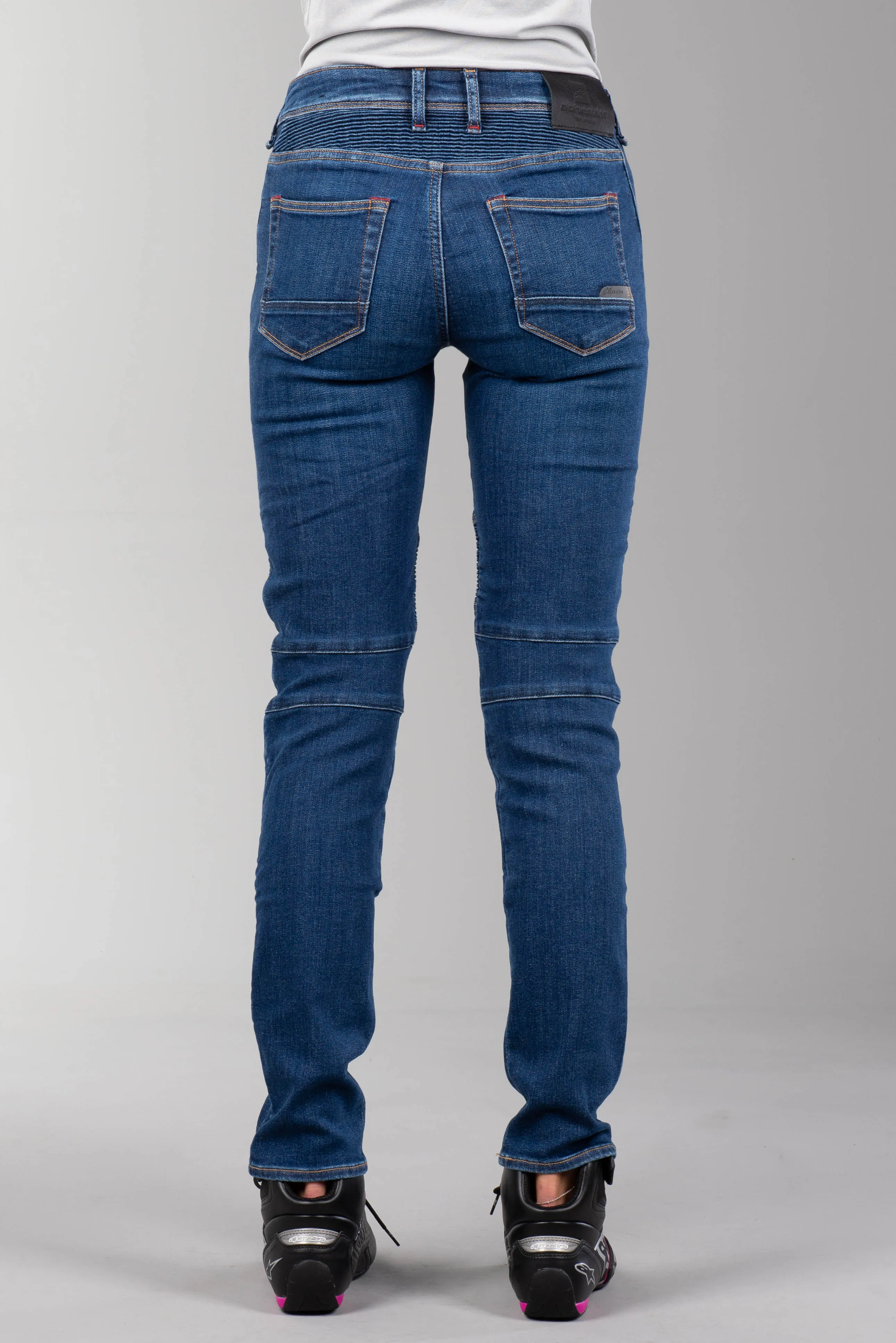 Vaqueros de Moto Alpinestars Stella Callie Denim Mujer Azules