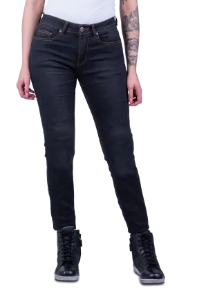 Vaqueros de Moto Mujer Course Lara Slim Fit Negros